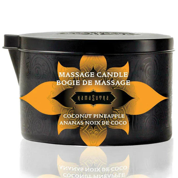 KAMASUTRA - VELA DE MASAJE COCONUT Y PIÑA 170GR - Nuvica