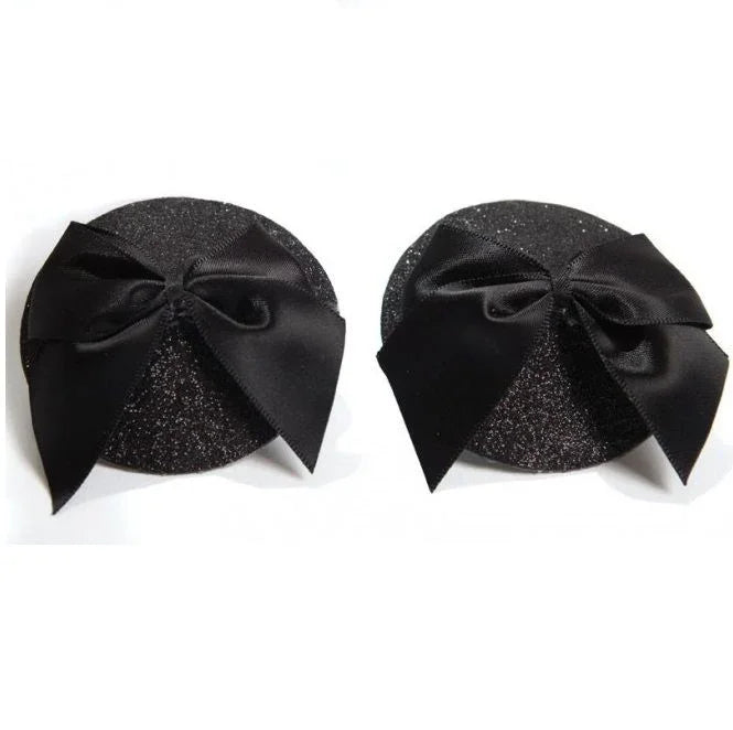 BIJOUX - BURLESQUE CUBREPEZONES BRILLANTES CON LAZO - Nuvica