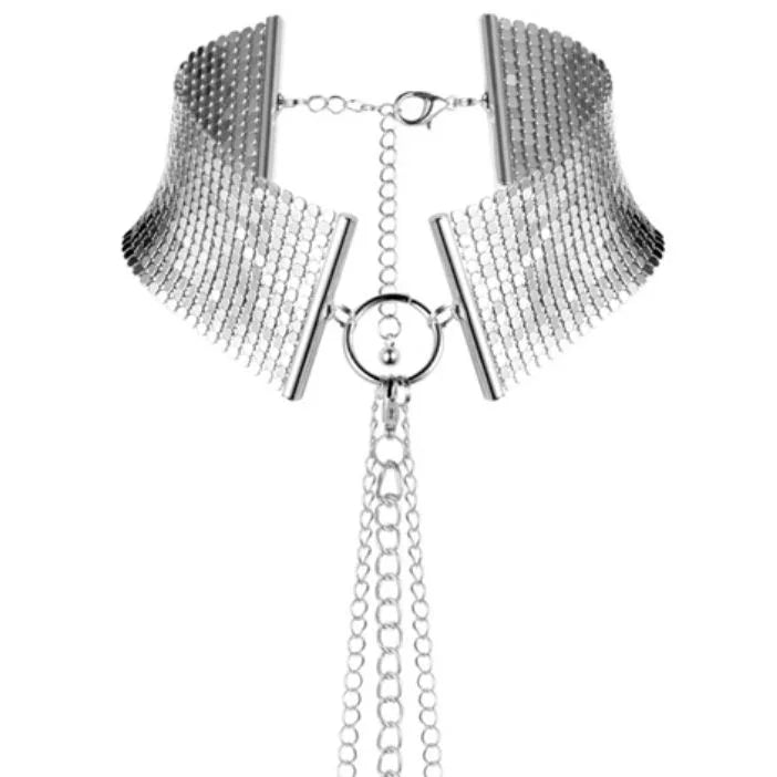 BIJOUX - DÉSIR MÉTALLIQUE COLLAR METLICO PLATEADO - Nuvica