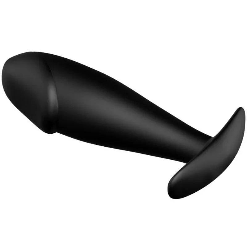 PRETTY LOVE - PLUG ANAL SILICONA FORMA PENE NEGRO - Nuvica