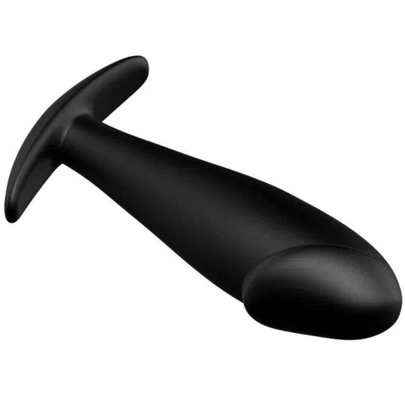 PRETTY LOVE - PLUG ANAL SILICONA FORMA PENE NEGRO - Nuvica