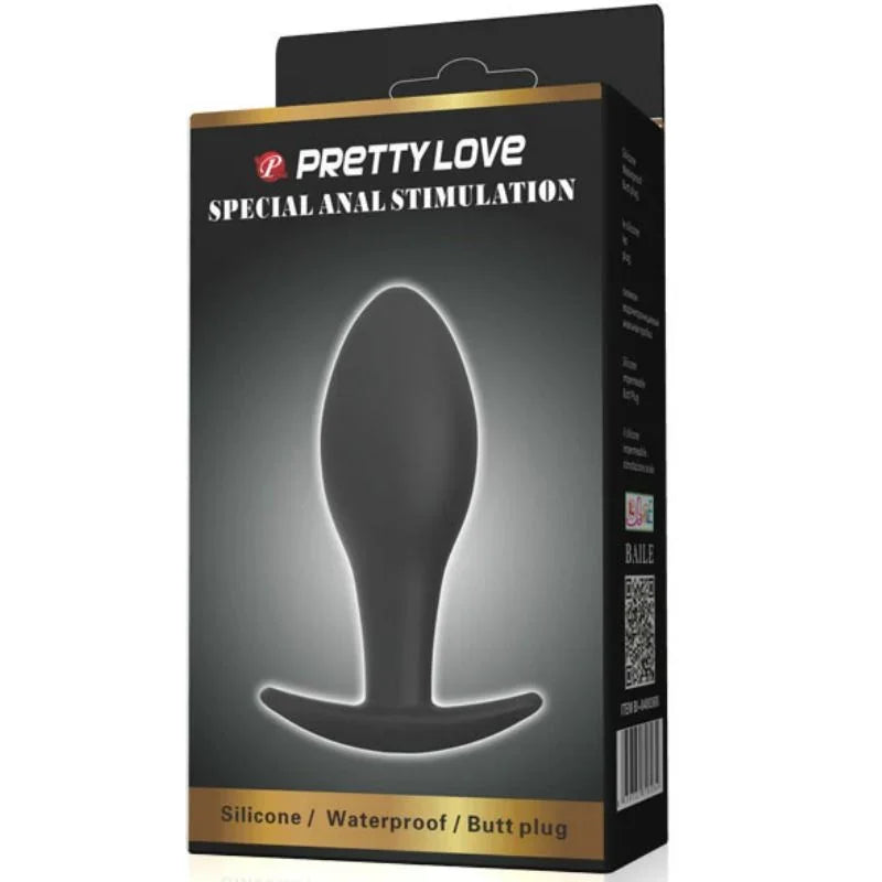 PRETTY LOVE - PLUG ANAL SILICONA ANCLA 8.5 CM NEGRO - Nuvica