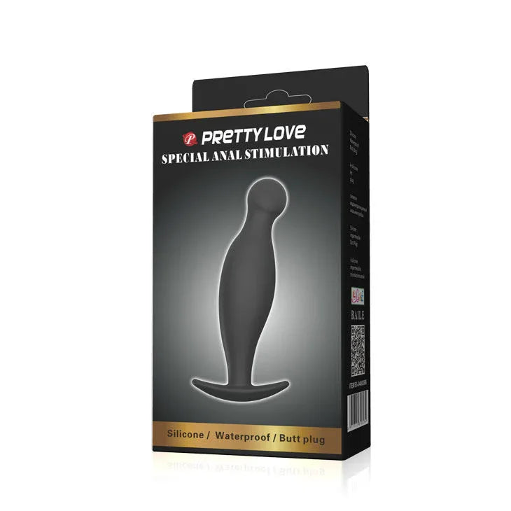 PRETTY LOVE - PLUG ANAL SILICONA 11.7 CM NEGRO - Nuvica