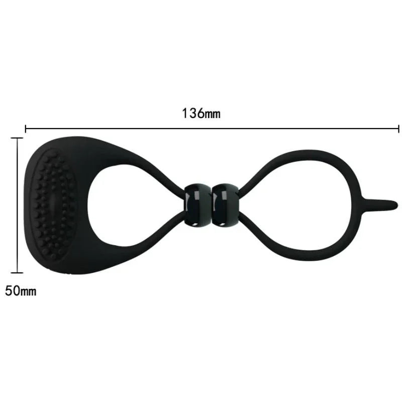 PRETTY LOVE - ANILLO DOBLE PARA PENE Y TESTÍCULOS - Nuvica