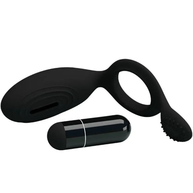 PRETTY LOVE - ETHEL ANILLO VIBRADOR CON ESTIMULADOR - Nuvica