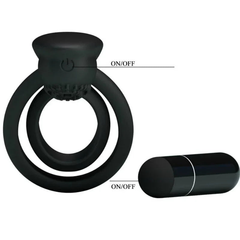 PRETTY LOVE - ESTHER ANILLO VIBRADOR CON ESTIMULADOR - Nuvica
