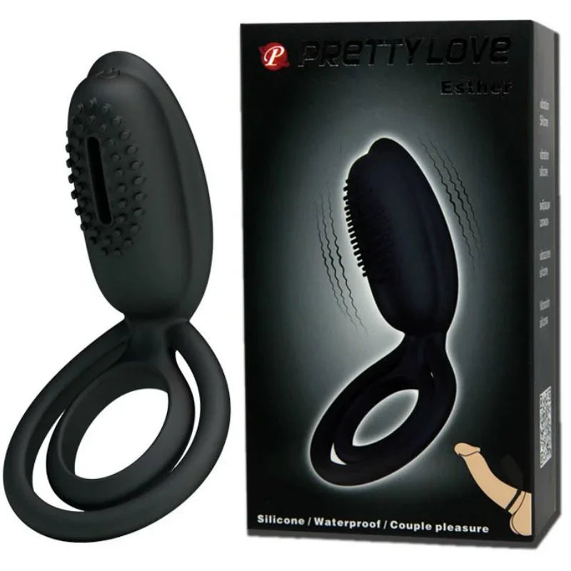 PRETTY LOVE - ESTHER ANILLO VIBRADOR CON ESTIMULADOR - Nuvica
