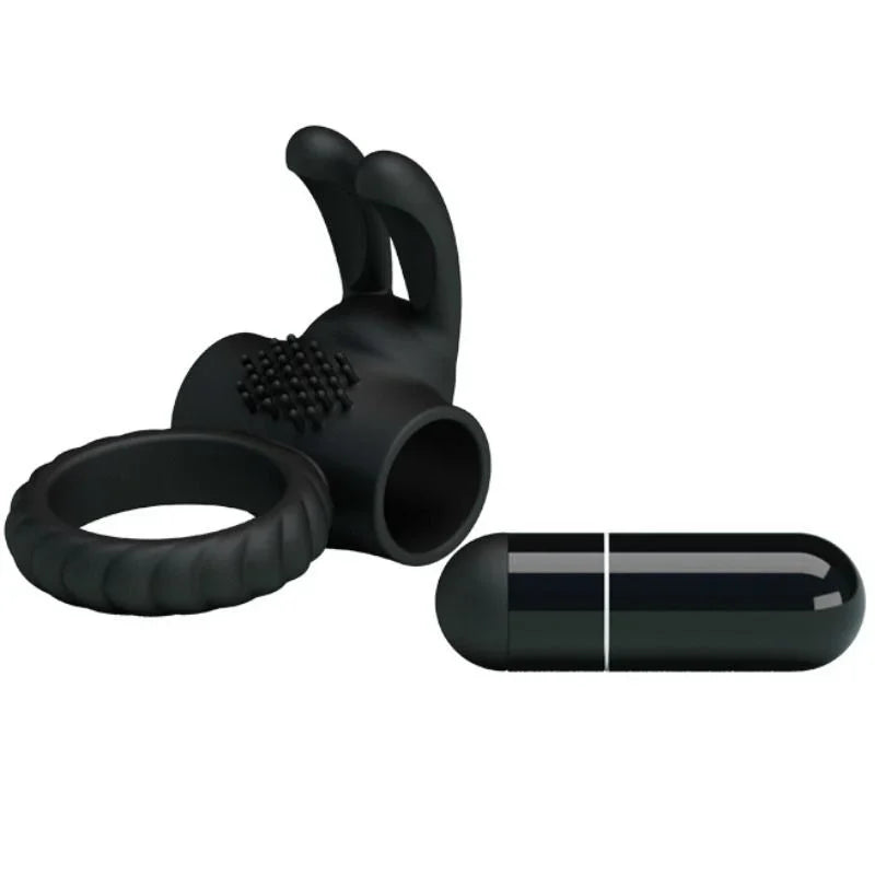 PRETTY LOVE - EUDORA ANILLO VIBRADOR CON ESTIMULADOR - Nuvica