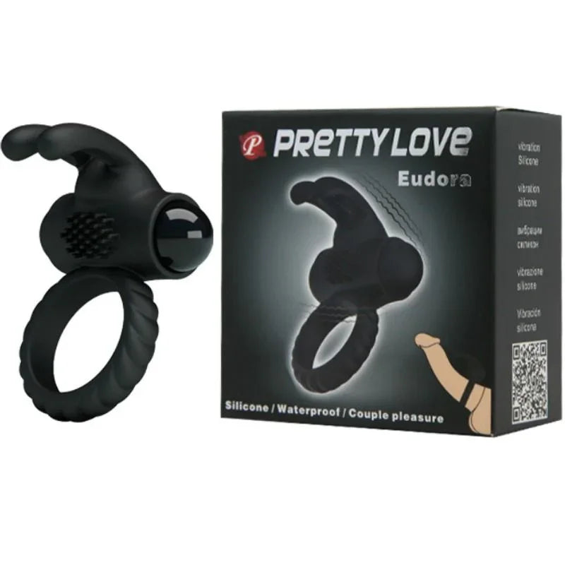 PRETTY LOVE - EUDORA ANILLO VIBRADOR CON ESTIMULADOR - Nuvica