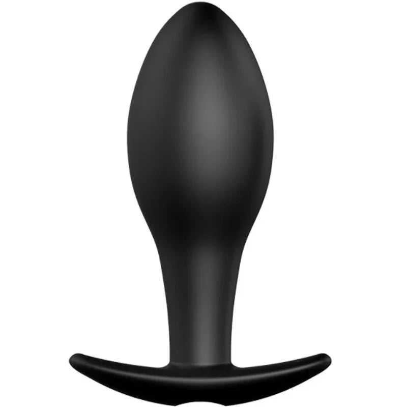 PRETTY LOVE - PLUG ANAL SILICONA FORMA ANCLA 12 MODOS VIBRACIÓN NEGRO - Nuvica