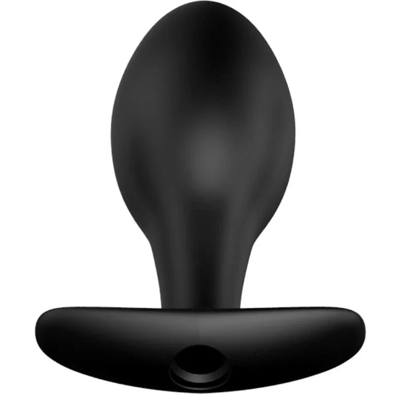 PRETTY LOVE - PLUG ANAL SILICONA FORMA ANCLA 12 MODOS VIBRACIÓN NEGRO - Nuvica