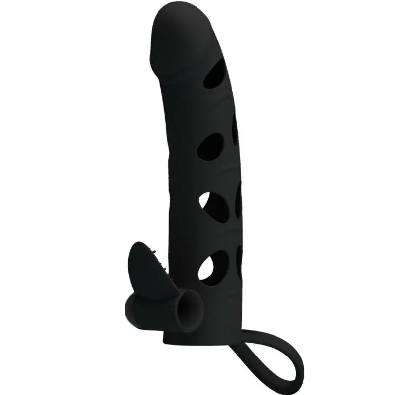 PRETTY LOVE - FUNDA SILICONA CON VIBRACIÓN 15.2 CM - Nuvica