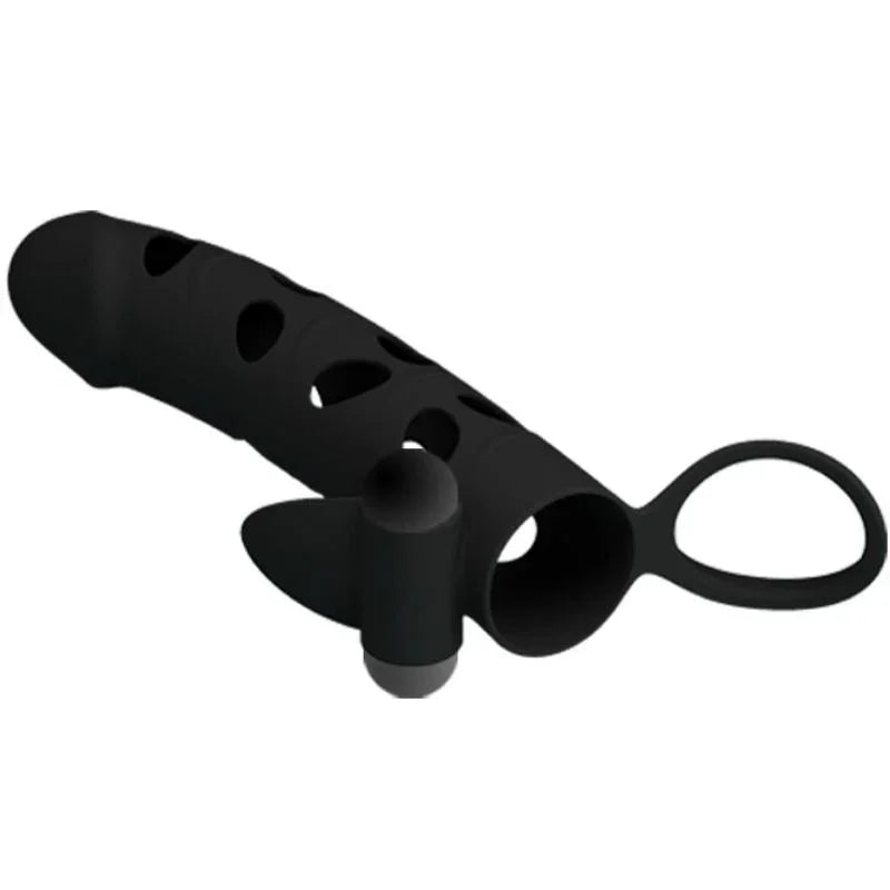 PRETTY LOVE - FUNDA SILICONA CON VIBRACIÓN 15.2 CM - Nuvica