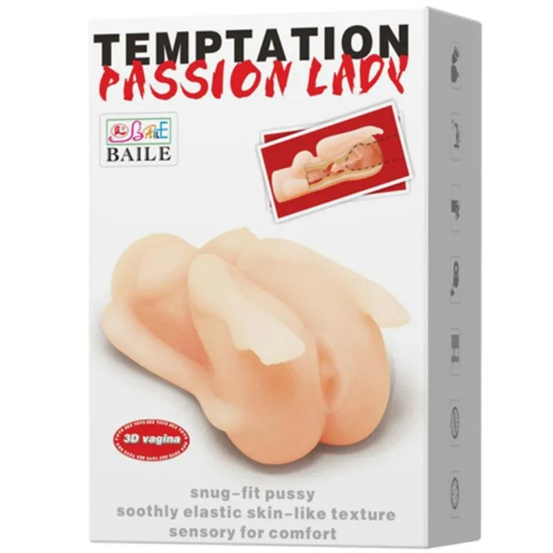 BAILE - TEMPTATION PASSION LADY MINIMASTURBADOR MASCULINO SNUG FIT PUSSY - Nuvica