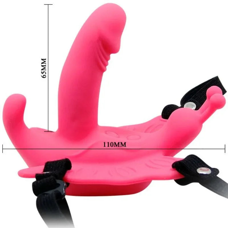 BAILE - ULTRA PASSIONATE ARNÉS MARIPOSA VIBRADOR - Nuvica