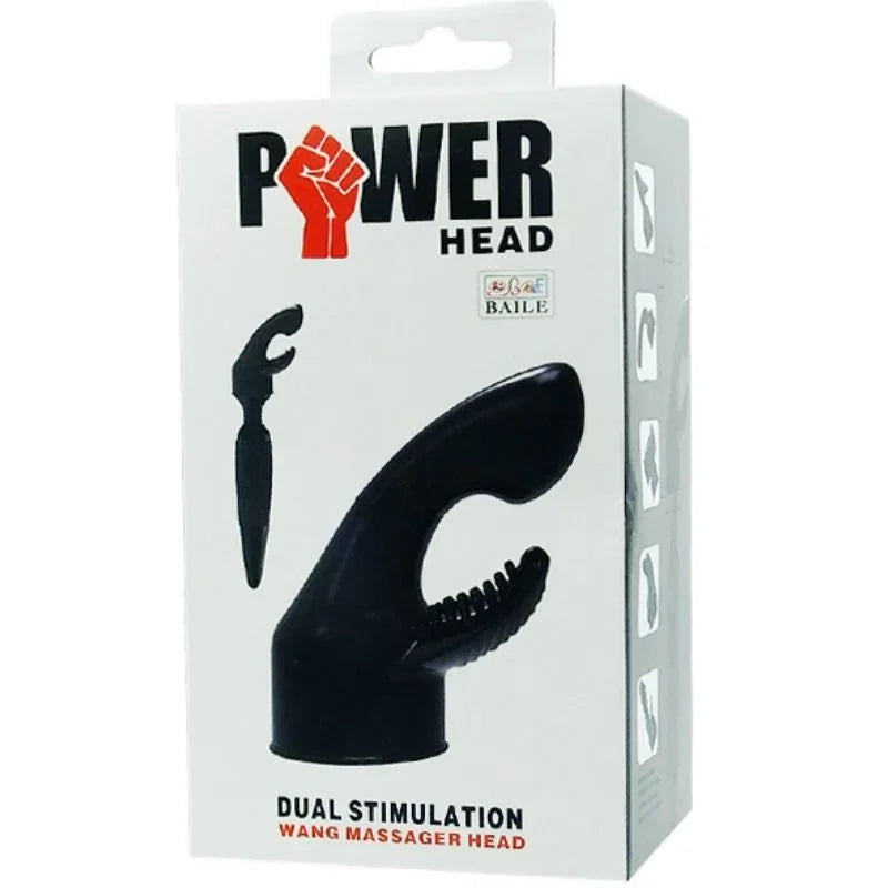 BAILE - POWER HEAD CABEZAL INTERCAMBIALE PARA MASAJEADOR ESTIMULACION PUNTO G Y CLITORIS - Nuvica