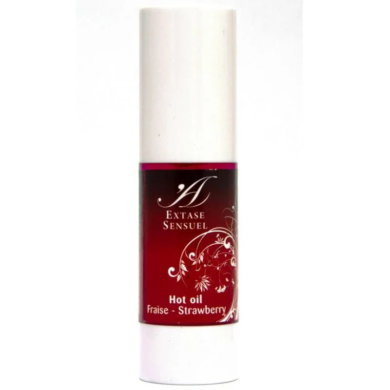 EXTASE SENSUAL - ACEITE ESTIMULANTE CALOR FRESA 30 ML - Nuvica
