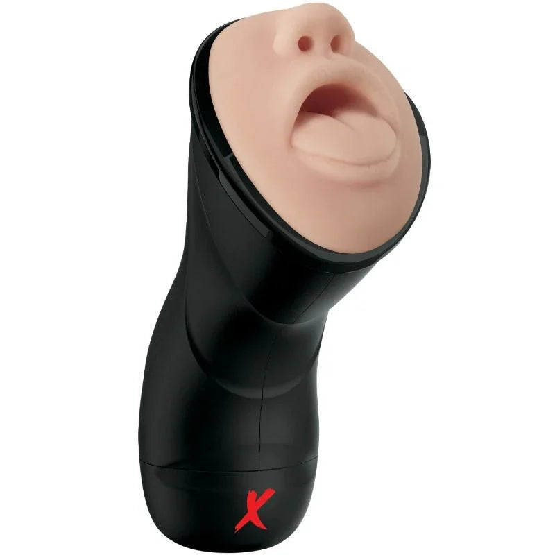 PDX ELITE - STROKER REALÍSTICO GARGANTA PROFUNDA CON VIBRACIÓN - Nuvica