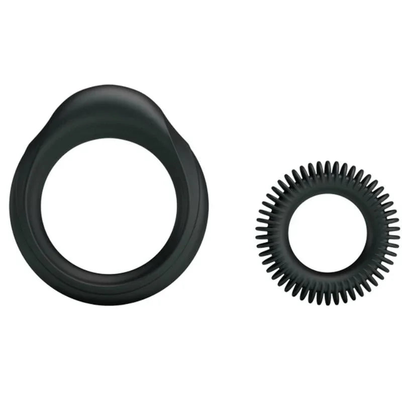 BAILE - KIT 2 ANILLOS SILICONA RING MANHOOD - Nuvica