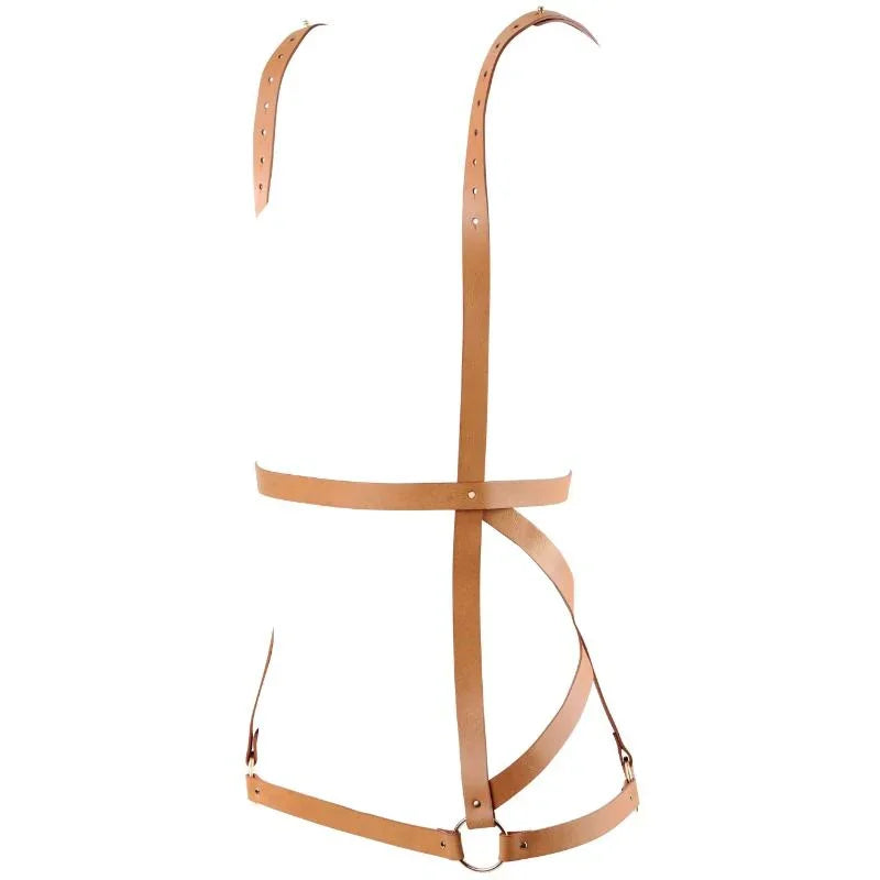 BIJOUX - INDISCRETS MAZE ARNÉS FORMA DE VESTIDO MARRON - Nuvica