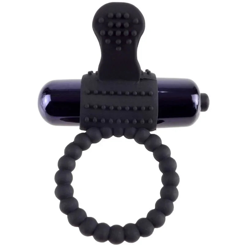 FANTASY C-RINGZ - ANILLO VIBRADOR DE SILICONA NEGRO - Nuvica