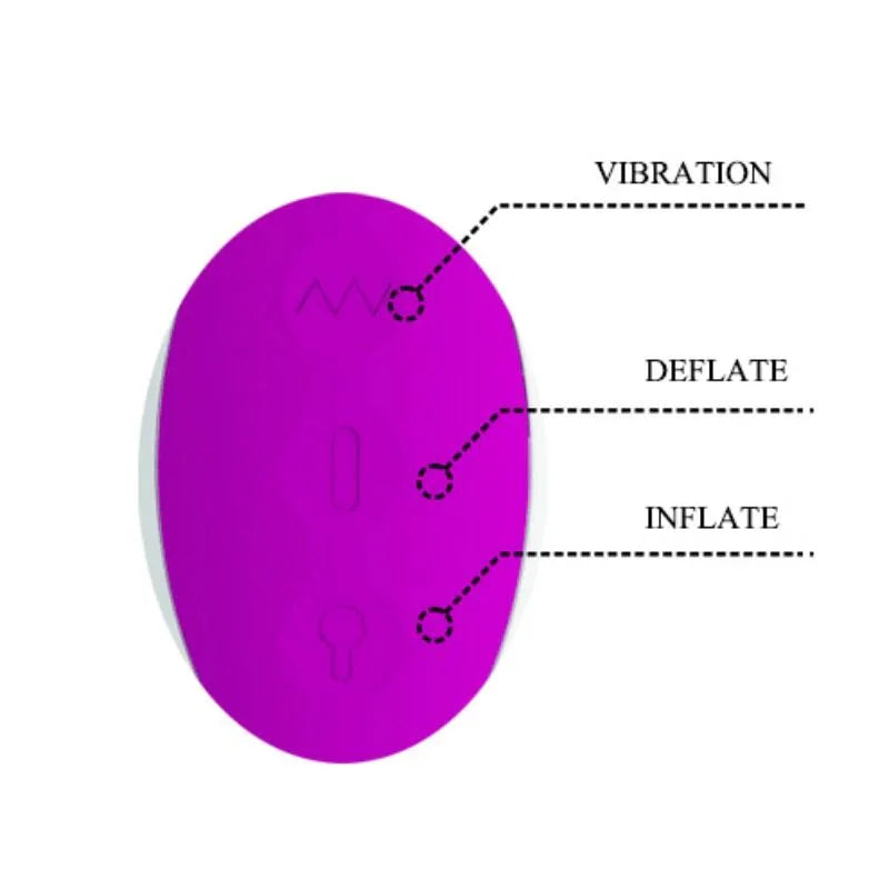 PRETTY LOVE - DEMPSEY VIBRADOR HINCHABLE RECARGABLE - Nuvica
