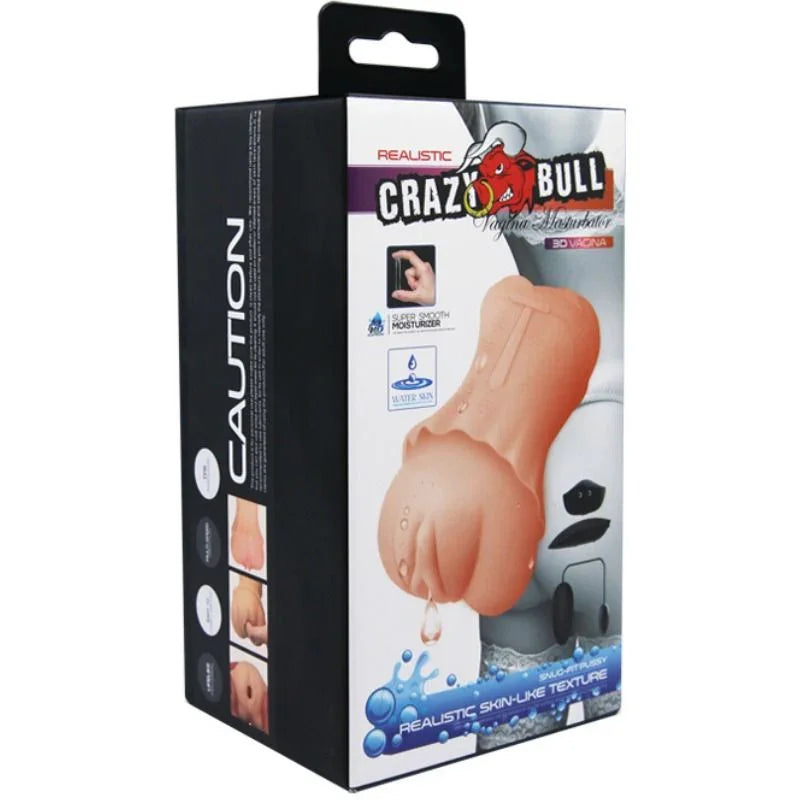 CRAZY BULL - MASTURBADOR WATER SKIN VAGINA CON BALA VIBRADORA 2 - Nuvica