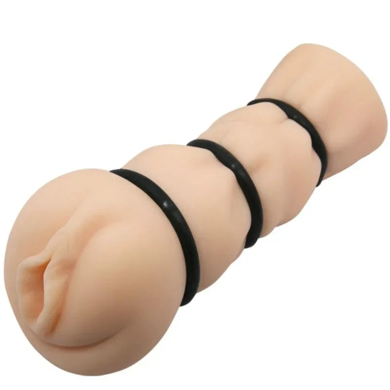CRAZY BULL - VAGINA MASTURBADOR CON ANILLOS - Nuvica