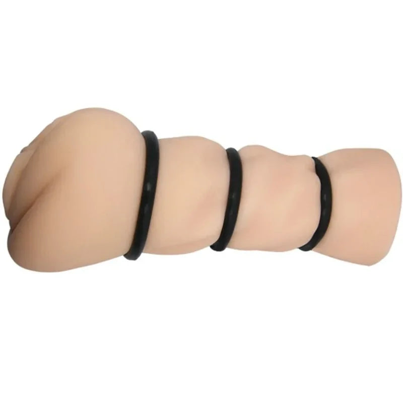 CRAZY BULL - VAGINA MASTURBADOR CON ANILLOS - Nuvica