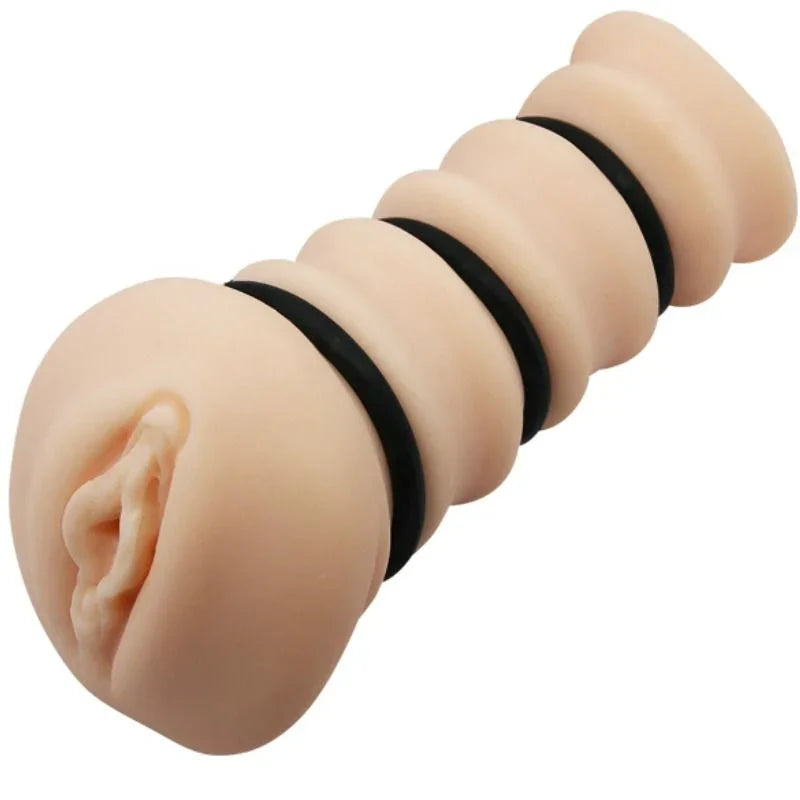 CRAZY BULL - MASTURBADOR CON ANILLOS MODELO VAGINA 2 - Nuvica