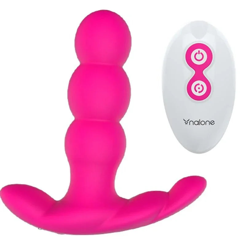NALONE - PEARL VIBRADOR ANAL CONTROL REMOTO NEGRO - Nuvica