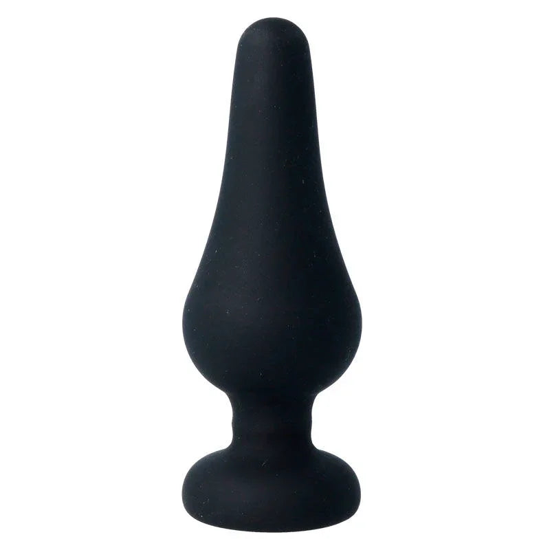 INTENSE - ANAL PLUG PIPO L SILICONE NEGRO 13 CM - Nuvica