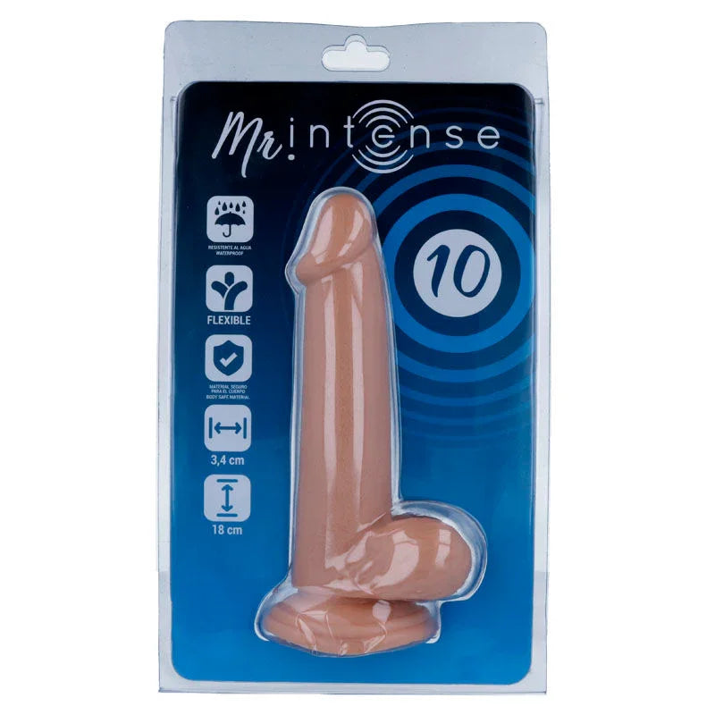 MR INTENSE - 10 PENE REALÍSTICO 18 CM -O- 3.4 CM - Nuvica