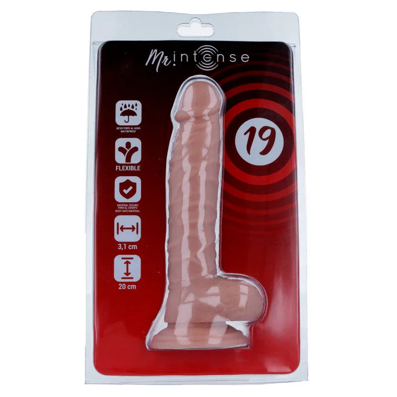 MR INTENSE - 19 PENE REALÍSTICO 20 CM -O- 3.1 CM - Nuvica