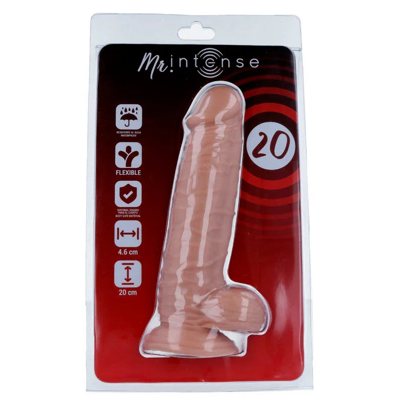 MR INTENSE - 20 PENE REALÍSTICO 20 CM -O- 4.6 CM - Nuvica
