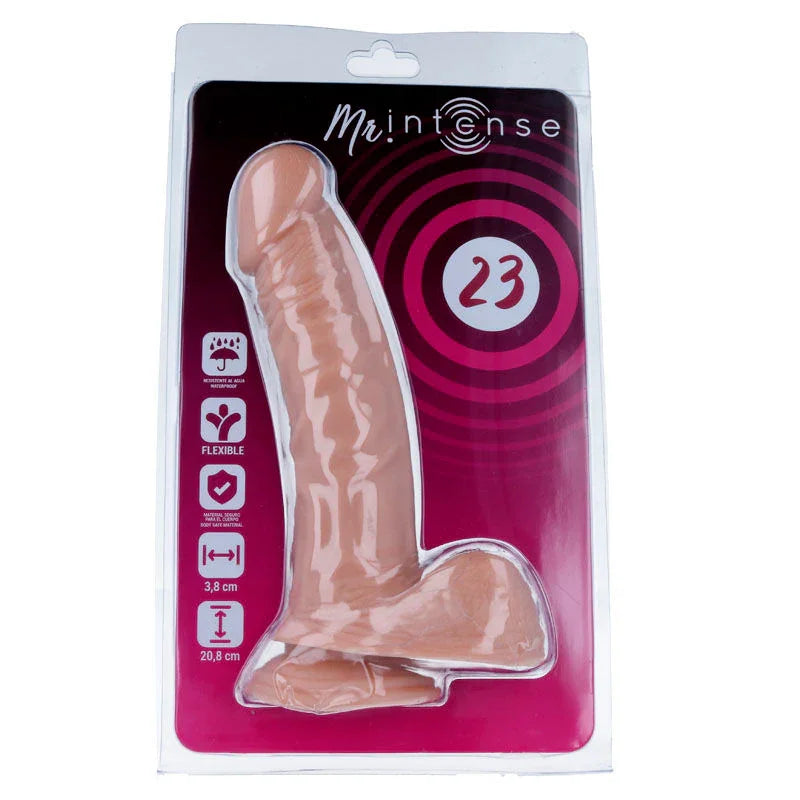 MR INTENSE - 23 PENE REALÍSTICO 20.8 CM -O- 3.8 CM - Nuvica