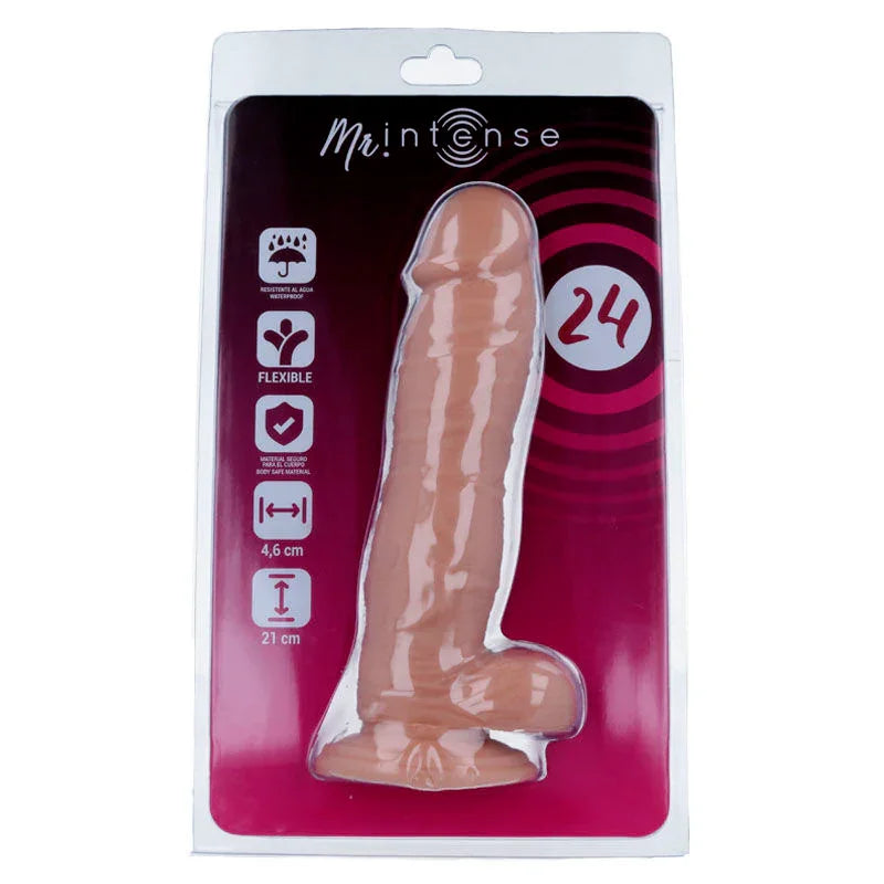 MR INTENSE - 24 PENE REALÍSTICO 21 CM -O- 4.6 CM - Nuvica