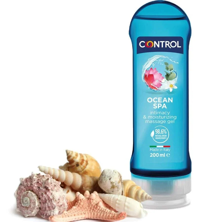 CONTROL - 2 EN 1 MASSAGE & PLEASURE MEDITERRANEAN SEA 200 ML - Nuvica
