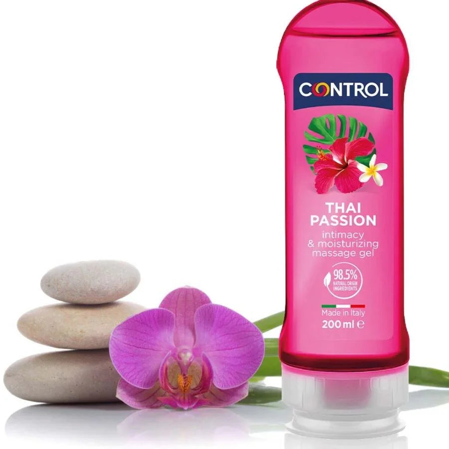 CONTROL - 2 EN 1 MASSAGE & PLEASURE THAI PASSION 200 ML - Nuvica