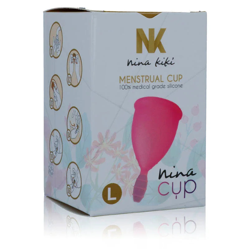 NINA KIKÍ - COPA MENSTRUAL ROSA - TALLA L - Nuvica