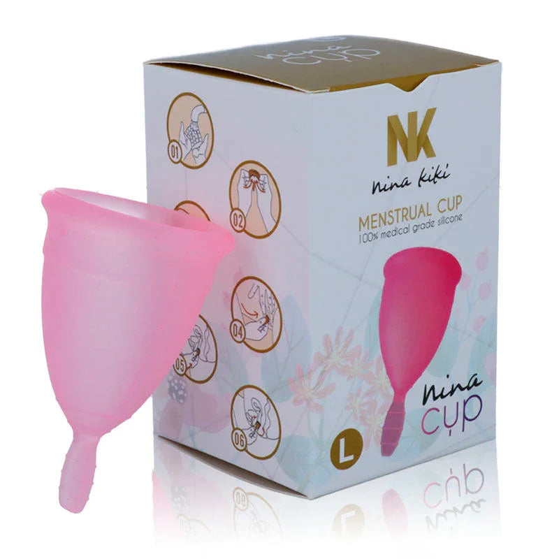 NINA KIKÍ - COPA MENSTRUAL ROSA - TALLA L - Nuvica