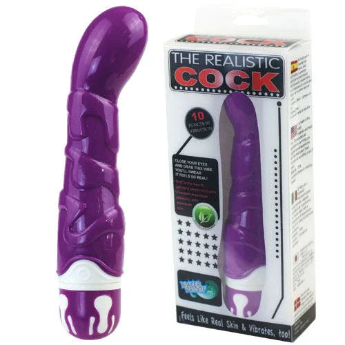 BAILE - REALISTIC COCK 10 RITMOS SENSATION VIOLETA - Nuvica