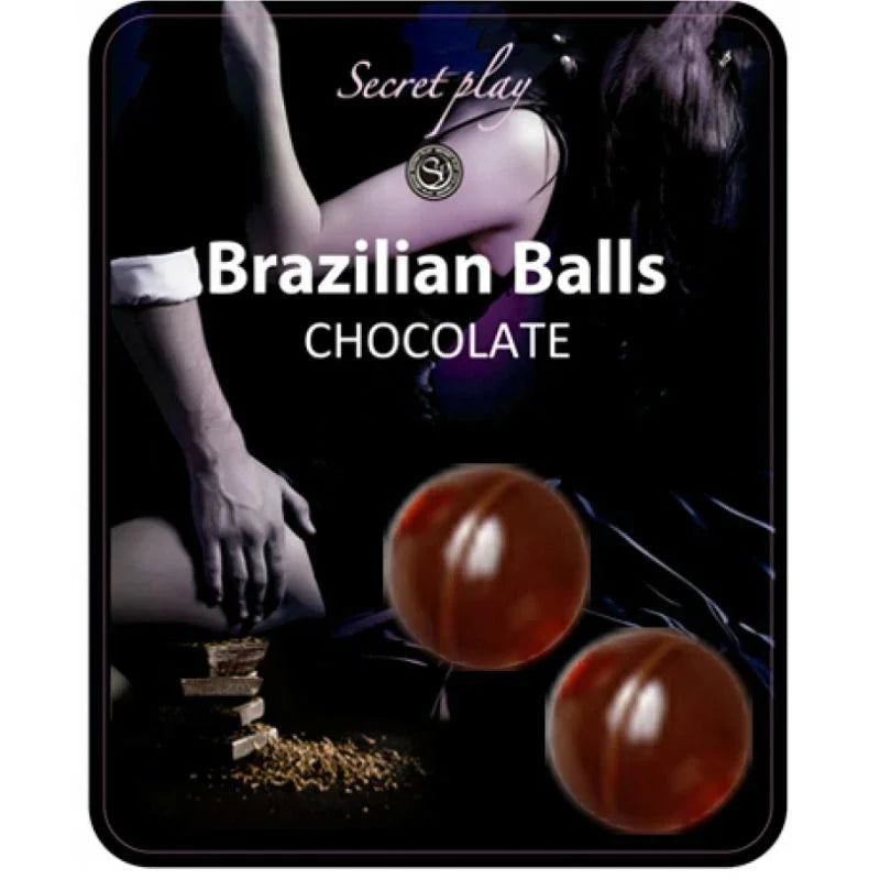 SECRETPLAY - BRAZILIAN BALLS CHOCOLATE SET 2 BOLAS - Nuvica