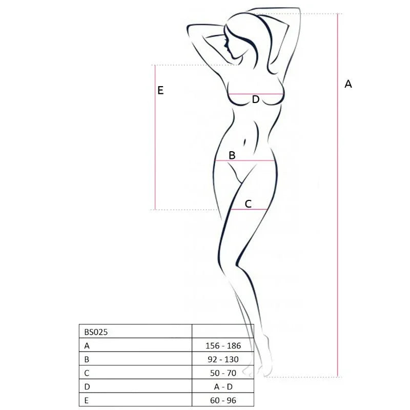 PASSION - WOMAN BS025 BODYSTOCKING ESTILO VESTIDO BLANCO TALLA ÚNICA - Nuvica