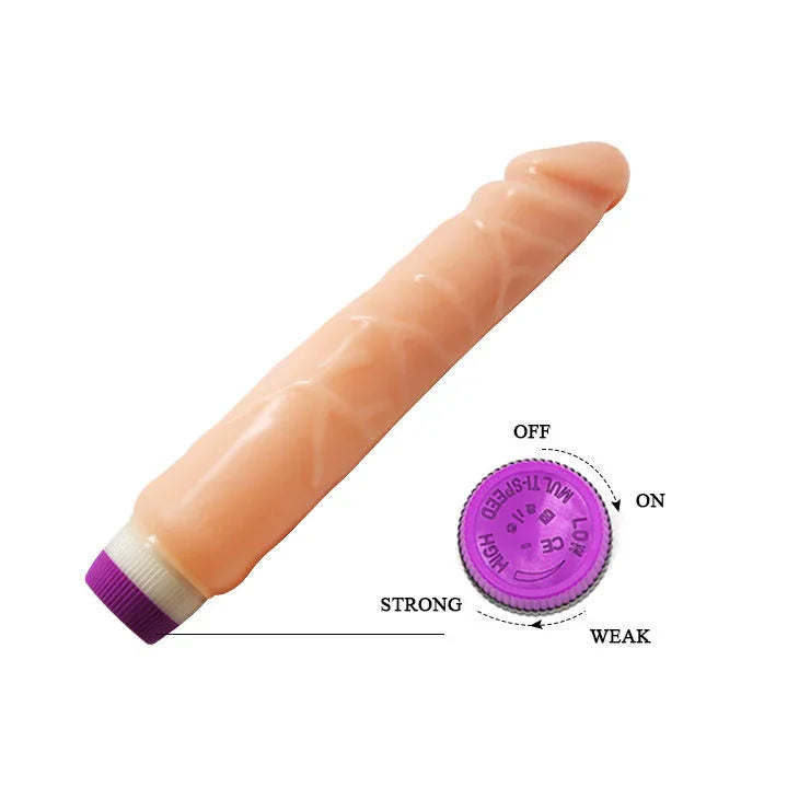 BAILE - WAVES OF PLEASURE REALISTIC VIBRATING 25.5 CM - Nuvica