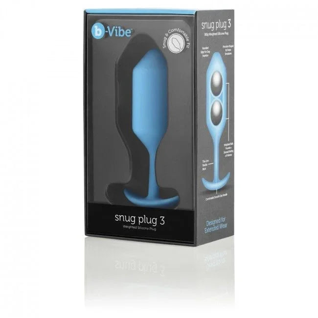 B-VIBE - SNUG PLUG ANAL 3 AZUL CIELO - Nuvica