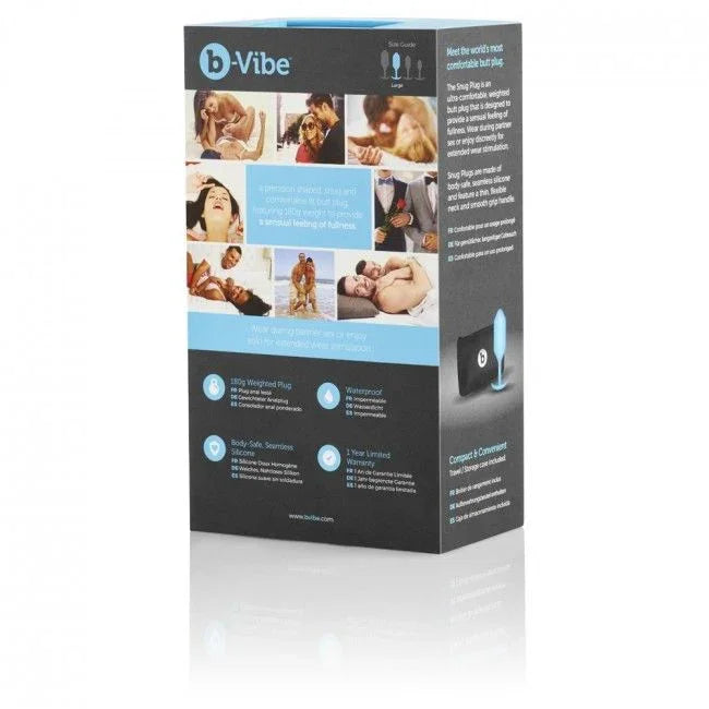 B-VIBE - SNUG PLUG ANAL 3 AZUL CIELO - Nuvica