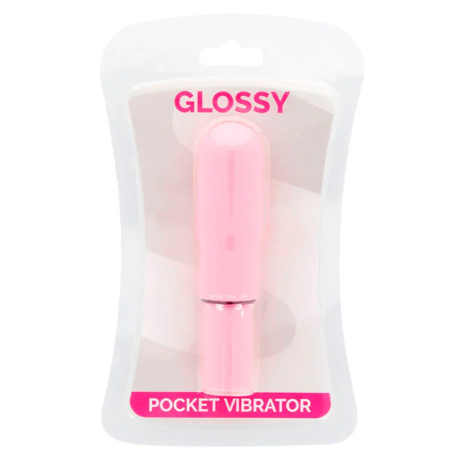 GLOSSY - POCKET VIBRADOR ROSA - Nuvica