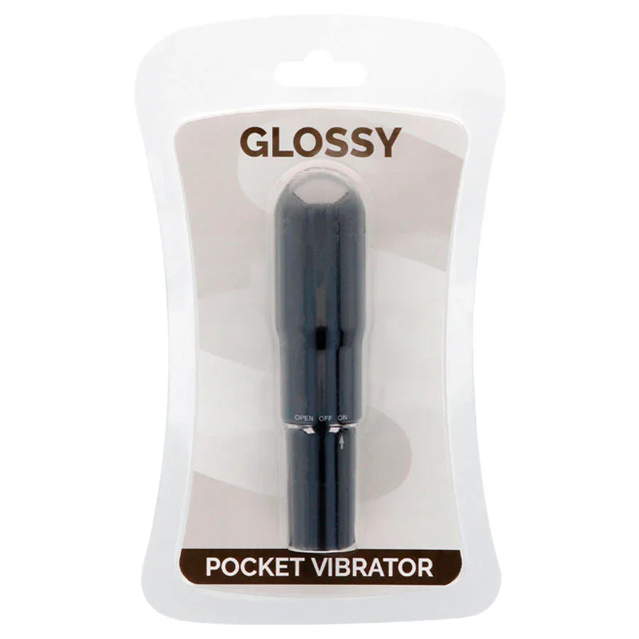 GLOSSY - POCKET VIBRADOR NEGRO - Nuvica