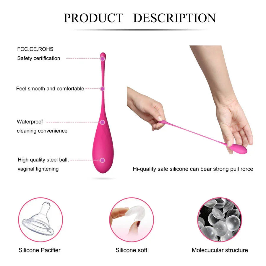 LESLIE - KEGEL FIT ENTREGADOR SUELO PELVICO 6 PESOS - Nuvica